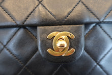 画像をギャラリービューアに読み込む, CHANEL/シャネル ミニマトラッセシングルフラップチェーンショルダーバッグ ラムスキン ブラック/ゴールド金具 ショルダーバッグ 700110124