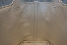 Load image into Gallery viewer, HERMES PICOTIN LOCK PM Clemence leather □J Engraving White Hand bag 800060079