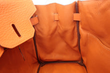 画像をギャラリービューアに読み込む, HERMES/エルメス バーキン30 トリヨンクレマンス オレンジ □M刻印 ハンドバッグ 700070276