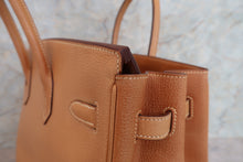 Load image into Gallery viewer, HERMES BIRKIN 35 Ardennes leather Natural □J Engraving Hand bag 700030294
