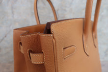 Load image into Gallery viewer, HERMES BIRKIN 35 Ardennes leather Natural □J Engraving Hand bag 700030294