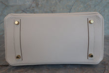 Load image into Gallery viewer, HERMES BIRKIN 30 Clemence leather Craie D Engraving Hand bag 700070286