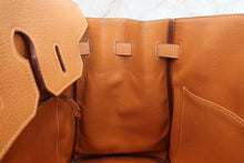 Load image into Gallery viewer, HERMES BIRKIN 35 Ardennes leather Natural □J Engraving Hand bag 700030294