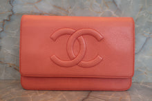 画像をギャラリービューアに読み込む, CHANEL/シャネル ココマークチェーンウォレット キャビアスキン ピンク/ゴールド金具 ショルダーバッグ 700060239