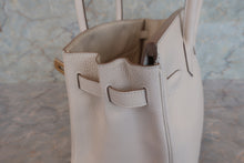 Load image into Gallery viewer, HERMES BIRKIN 30 Clemence leather Craie D Engraving Hand bag 700070286