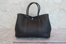 將圖片載入圖庫檢視器 HERMES/エルメス ガーデンパーティTPM ネゴンダ ブラック □N刻印 トートバッグ 800040171