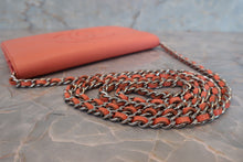 画像をギャラリービューアに読み込む, CHANEL/シャネル ココマークチェーンウォレット キャビアスキン ピンク/ゴールド金具 ショルダーバッグ 700060239