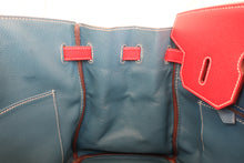 將圖片載入圖庫檢視器 HERMES/エルメス キャンディバーキン35 ヴォーエプソン ルージュカザック/ブルータラサ ハンドバッグ 700090019