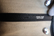 將圖片載入圖庫檢視器 HERMES/エルメス ガーデンパーティTPM ネゴンダ ブラック □N刻印 トートバッグ 800040171