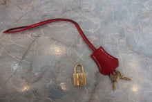將圖片載入圖庫檢視器 HERMES/エルメス キャンディバーキン35 ヴォーエプソン ルージュカザック/ブルータラサ ハンドバッグ 700090019