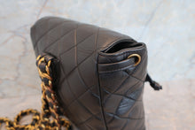 Load image into Gallery viewer, CHANEL Matelasse chain back pack Lambskin Black/Gold hadware Back pack 700100027