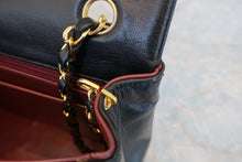 画像をギャラリービューアに読み込む, CHANEL/シャネル デカココチェーンショルダーバッグ ラムスキン ブラック/ゴールド金具 ショルダーバッグ 700060277