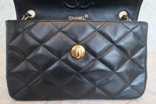 画像をギャラリービューアに読み込む, CHANEL/シャネル デカココチェーンショルダーバッグ ラムスキン ブラック/ゴールド金具 ショルダーバッグ 700060277