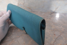 將圖片載入圖庫檢視器 HERMES/エルメス ドゴンGM トゴ ブルージーン □I刻印 財布 700120184