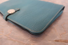 將圖片載入圖庫檢視器 HERMES/エルメス ドゴンGM トゴ ブルージーン □I刻印 財布 700120184
