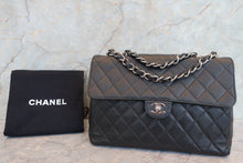画像をギャラリービューアに読み込む, CHANEL/シャネル 中マトラッセシングルフラップチェーンショルダーバッグ キャビアスキン ブラック/シルバー金具 ショルダーバッグ 700110116
