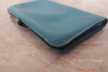 將圖片載入圖庫檢視器 HERMES/エルメス ドゴンGM トゴ ブルージーン □I刻印 財布 700120184