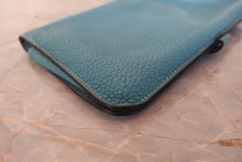 將圖片載入圖庫檢視器 HERMES/エルメス ドゴンGM トゴ ブルージーン □I刻印 財布 700120184