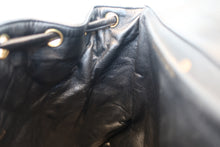 Load image into Gallery viewer, CHANEL Matelasse chain back pack Lambskin Black/Gold hadware Back pack 700100027