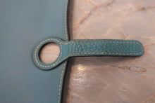 將圖片載入圖庫檢視器 HERMES/エルメス ドゴンGM トゴ ブルージーン □I刻印 財布 700120184