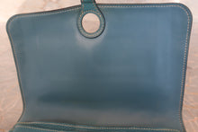 將圖片載入圖庫檢視器 HERMES/エルメス ドゴンGM トゴ ブルージーン □I刻印 財布 700120184