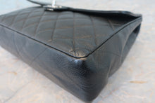 画像をギャラリービューアに読み込む, CHANEL/シャネル 中マトラッセシングルフラップチェーンショルダーバッグ キャビアスキン ブラック/シルバー金具 ショルダーバッグ 700110116