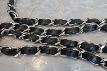 画像をギャラリービューアに読み込む, CHANEL/シャネル 中マトラッセシングルフラップチェーンショルダーバッグ キャビアスキン ブラック/シルバー金具 ショルダーバッグ 700110116