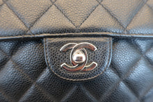 画像をギャラリービューアに読み込む, CHANEL/シャネル 中マトラッセシングルフラップチェーンショルダーバッグ キャビアスキン ブラック/シルバー金具 ショルダーバッグ 700110116