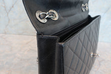 画像をギャラリービューアに読み込む, CHANEL/シャネル 中マトラッセシングルフラップチェーンショルダーバッグ キャビアスキン ブラック/シルバー金具 ショルダーバッグ 700110116