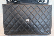 画像をギャラリービューアに読み込む, CHANEL/シャネル 中マトラッセシングルフラップチェーンショルダーバッグ キャビアスキン ブラック/シルバー金具 ショルダーバッグ 700110116