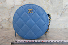 画像をギャラリービューアに読み込む, CHANEL/シャネル シャネル19マトラッセラウンドチェーンショルダーバッグ ラムスキン ブルー/ゴールド金具 ショルダーバッグ 700070071