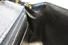 Load image into Gallery viewer, CHANEL  Diana matelasse chain shoulder bag Caviar skin Black/Gold hadware Shoulder bag 700090039