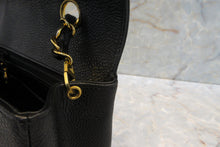 Load image into Gallery viewer, CHANEL  Diana matelasse chain shoulder bag Caviar skin Black/Gold hadware Shoulder bag 700090039