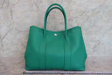 Load image into Gallery viewer, HERMES GARDEN PARTY PM Epsom leather Menthe Z Engraving Tote bag 700070233