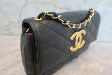 画像をギャラリービューアに読み込む, CHANEL/シャネル デカココチェーンショルダーバッグ ラムスキン ブラック/ゴールド金具 ショルダーバッグ 700110125