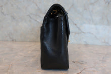 Load image into Gallery viewer, CHANEL Bias stitch chain shoulder bag Lambskin Black/Gold hadware Shoulder bag 800060177