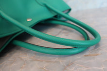 Load image into Gallery viewer, HERMES GARDEN PARTY PM Epsom leather Menthe Z Engraving Tote bag 700070233