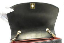 Load image into Gallery viewer, CHANEL  Diana matelasse chain shoulder bag Lambskin Black/Gold hadware Shoulder bag 700090032