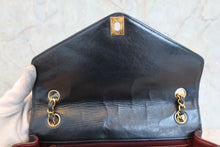 Load image into Gallery viewer, CHANEL Bias stitch chain shoulder bag Lambskin Black/Gold hadware Shoulder bag 800060177