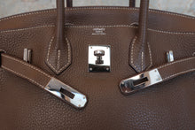画像をギャラリービューアに読み込む, HERMES/エルメス バーキン30 トリヨンクレマンス エトゥープ □P刻印 ハンドバッグ 800040158