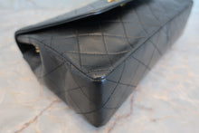 Load image into Gallery viewer, CHANEL Matelasse chain shoulder bag Lambskin Black/Gold hadware Shoulder bag 700100025