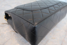 画像をギャラリービューアに読み込む, CHANEL/シャネル 中マトラッセシングルフラップチェーンショルダーバッグ ラムスキン ブラック/ゴールド金具 ショルダーバッグ 700110114