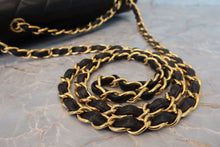 画像をギャラリービューアに読み込む, CHANEL/シャネル 中マトラッセシングルフラップチェーンショルダーバッグ ラムスキン ブラック/ゴールド金具 ショルダーバッグ 700110114