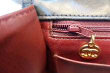 Load image into Gallery viewer, CHANEL Bias stitch chain shoulder bag Lambskin Black/Gold hadware Shoulder bag 800060177