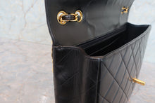 画像をギャラリービューアに読み込む, CHANEL/シャネル 中マトラッセシングルフラップチェーンショルダーバッグ ラムスキン ブラック/ゴールド金具 ショルダーバッグ 700110114