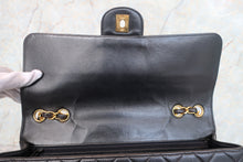 画像をギャラリービューアに読み込む, CHANEL/シャネル 中マトラッセシングルフラップチェーンショルダーバッグ ラムスキン ブラック/ゴールド金具 ショルダーバッグ 700110114