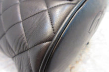 Load image into Gallery viewer, HANEL Matelasse Chain back pack Lambskin Black/Gold hadware Back pack 700090031