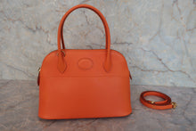 将图片加载到图库查看器,HERMES/BOLIDE 27 Gulliver leather Orange 〇X刻印 Shoulder bag 800030091