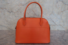 将图片加载到图库查看器,HERMES/BOLIDE 27 Gulliver leather Orange 〇X刻印 Shoulder bag 800030091
