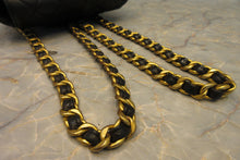 Load image into Gallery viewer, HANEL Matelasse Chain back pack Lambskin Black/Gold hadware Back pack 700090031